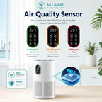 Purificador de humo para habitaciones grandes Miami Air Relief™